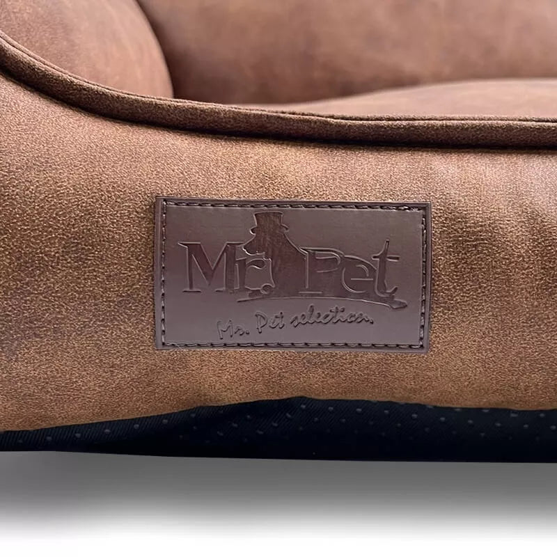 Meduza Preston Faux Leather Bed, Various Sizes