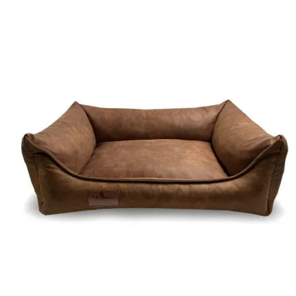 Meduza Preston Faux Leather Bed, Various Sizes