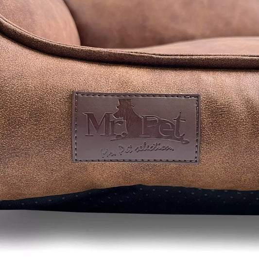 Meduza Preston Faux Leather Bed, Various Sizes